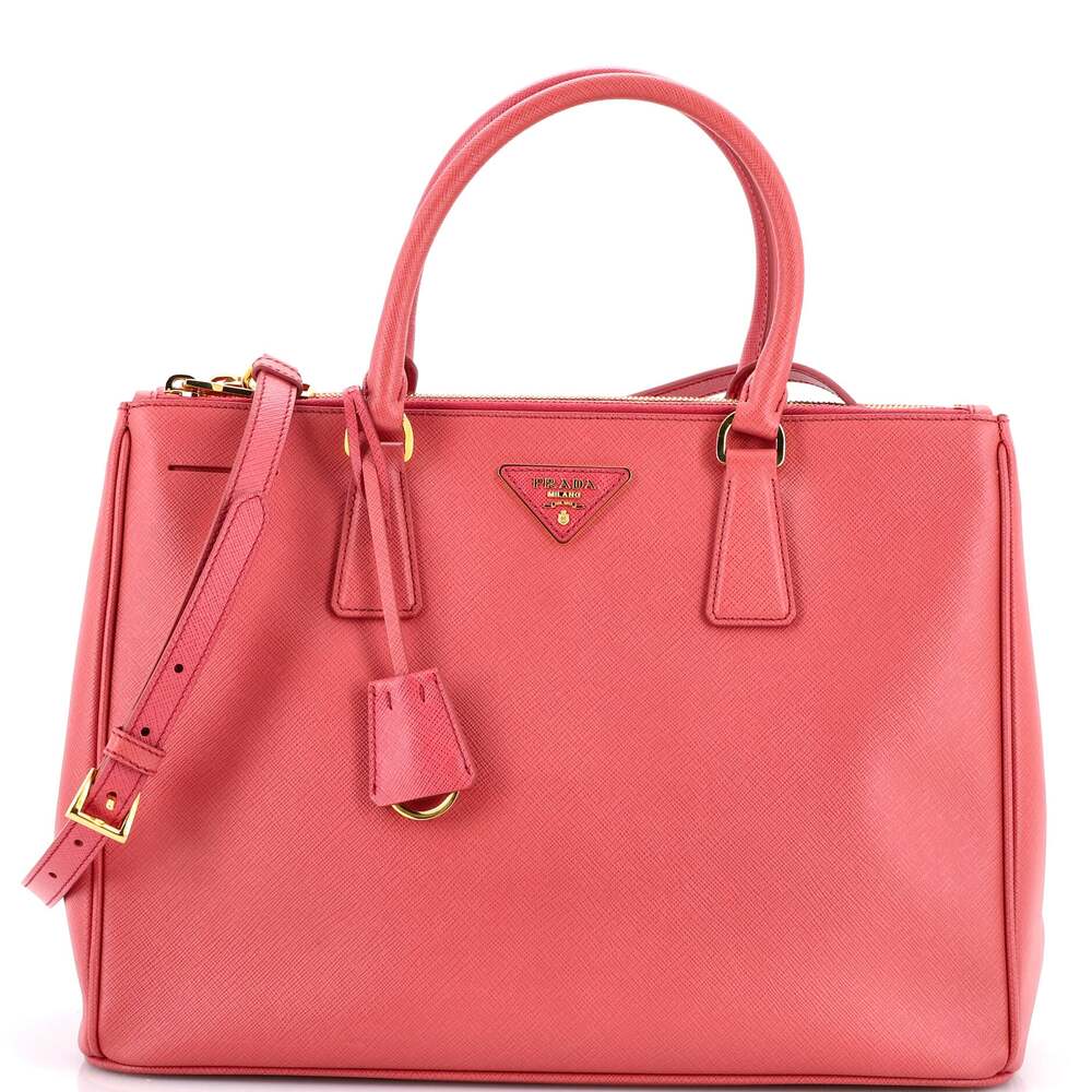 Prada Double Zip Lux Tote Saffiano #260725P12B